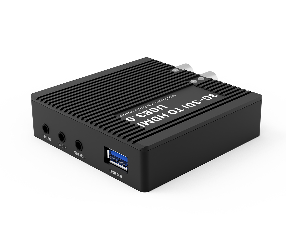 SDI信号采集卡+混音+USB3.0+HDMI输出+SDI环出